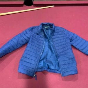 Barely worn navy blue girls jackets size 10/12